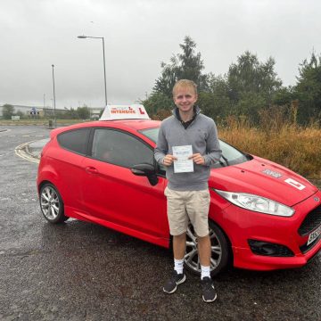 Harry - passed his driving test in Norwich after intensive driving tuition with Greg from The Best Intensive Driving School