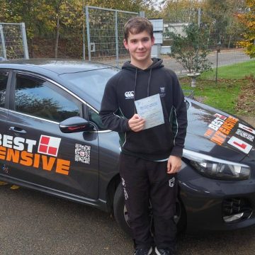 James - passed his practical driving test in Norwich after an intensive driving crash course with Greg from The Best Intensive