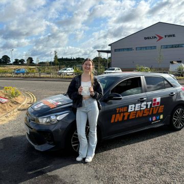 Matylda - first time driving test pass after 20 hour intensive driving course with Lilin from The Best Intensive Driving School