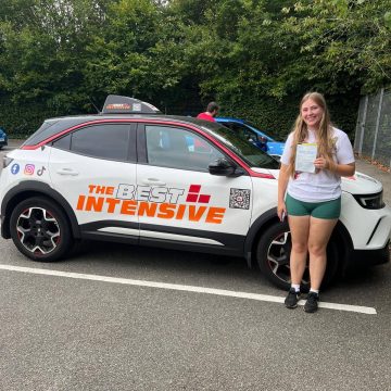 Sophie - passed her driving test first time at Norwich Peachman Way after intensive course with The Best Intensive Driving School