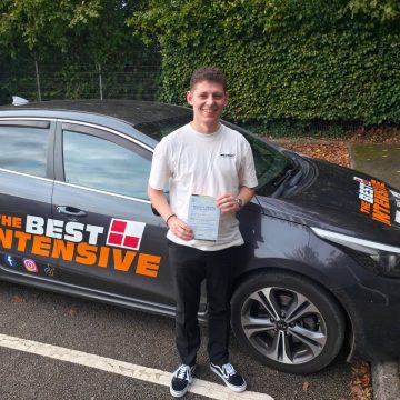 Weston - driving test pass after 8 hour intensive driving course with The Best Intensive Driving School